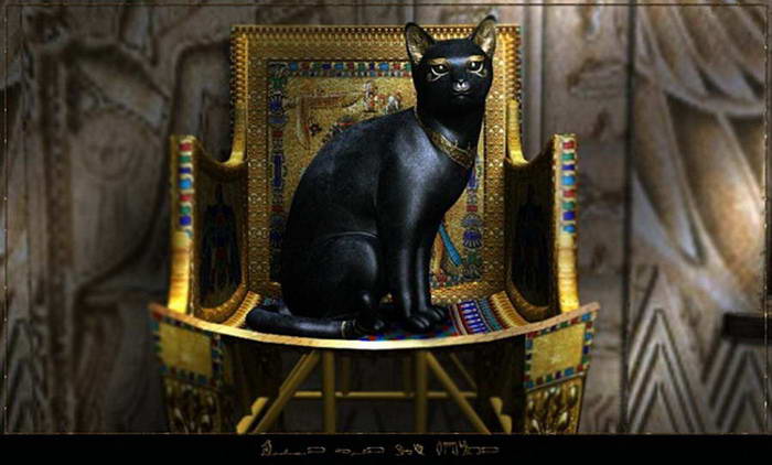 египетская кошка статуэтка