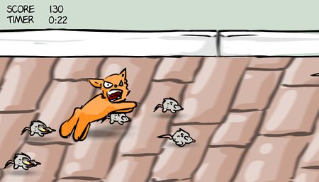 Картинка Flash игра голодный кот