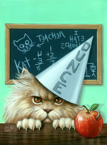 Картинка Jill bauman (12 рисунков кошек) 3