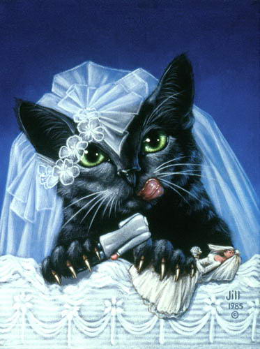 Картинка Jill bauman (12 рисунков кошек) 7