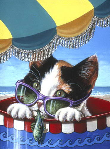 Картинка Jill bauman (12 рисунков кошек) 8