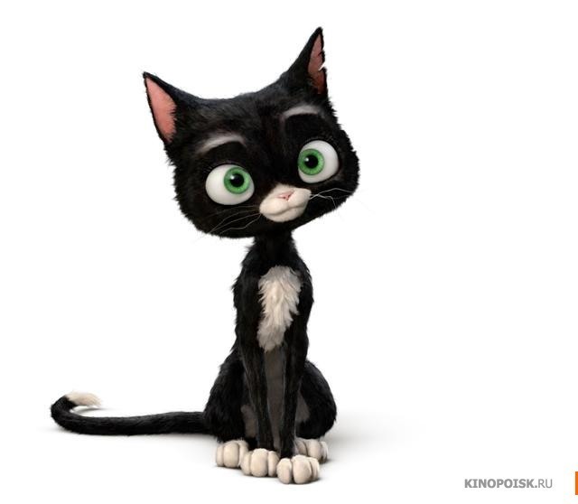 Картинки кошки Варежка из мультфильма Вольт 1