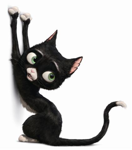 Картинки кошки Варежка из мультфильма Вольт